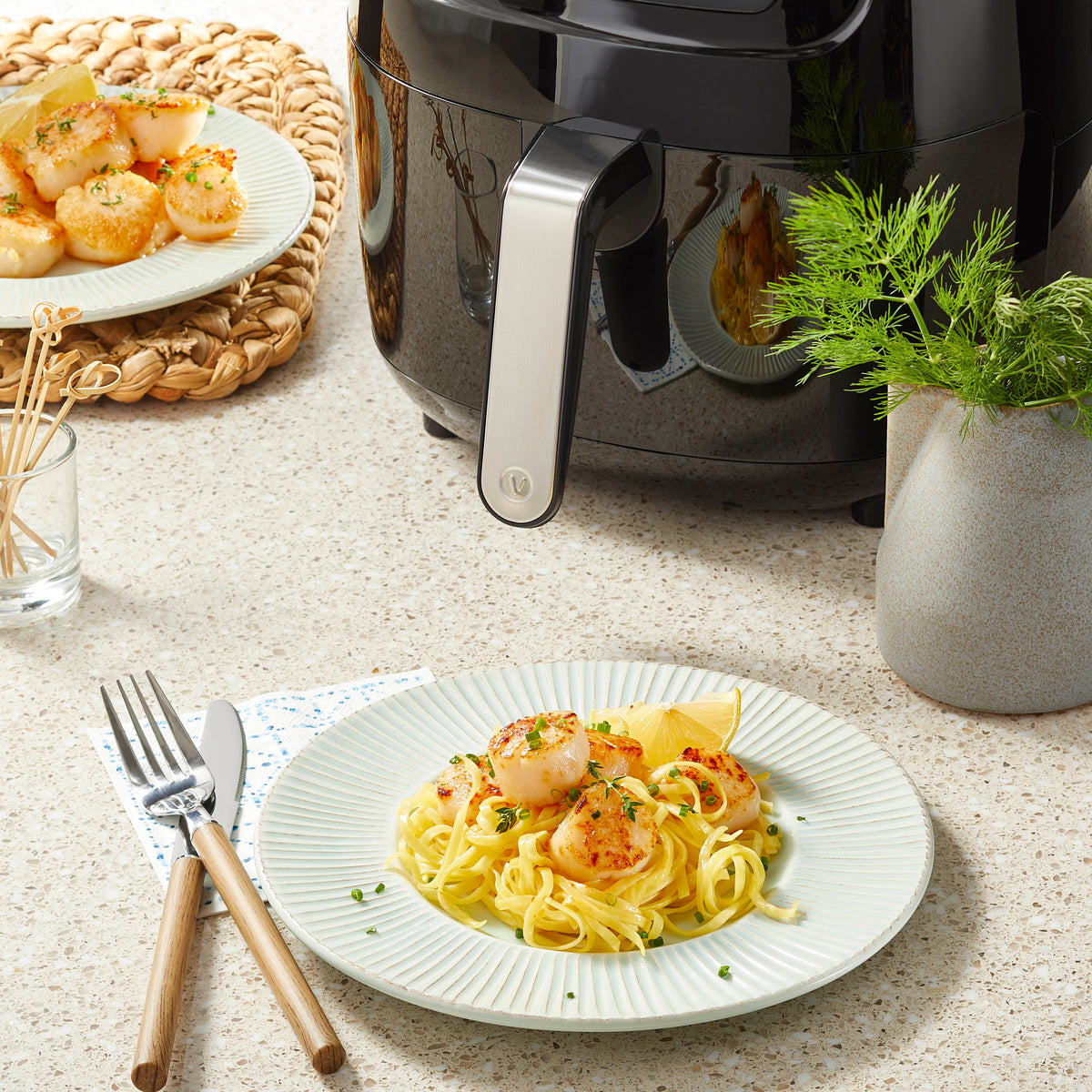 Air Fryer Scallops – Vida by PADERNO