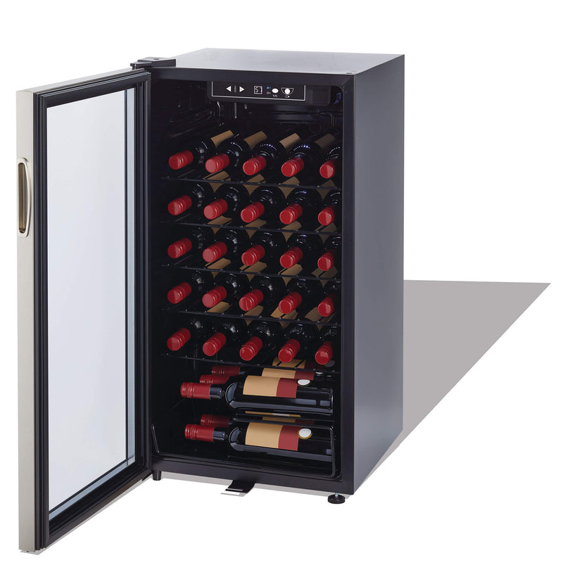 3.4 cu. ft. Stainless Steel Wine Cooler