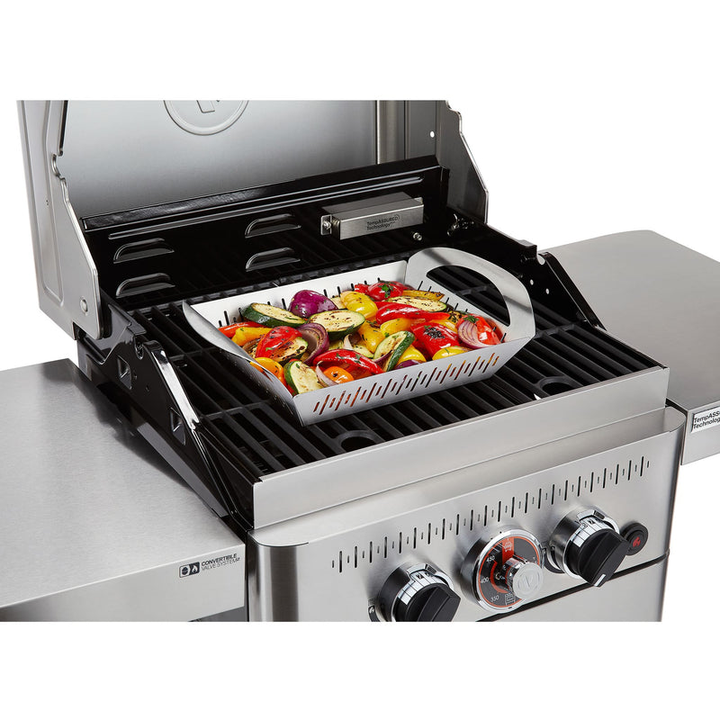 Stainless Steel Rectangular Grill Topper