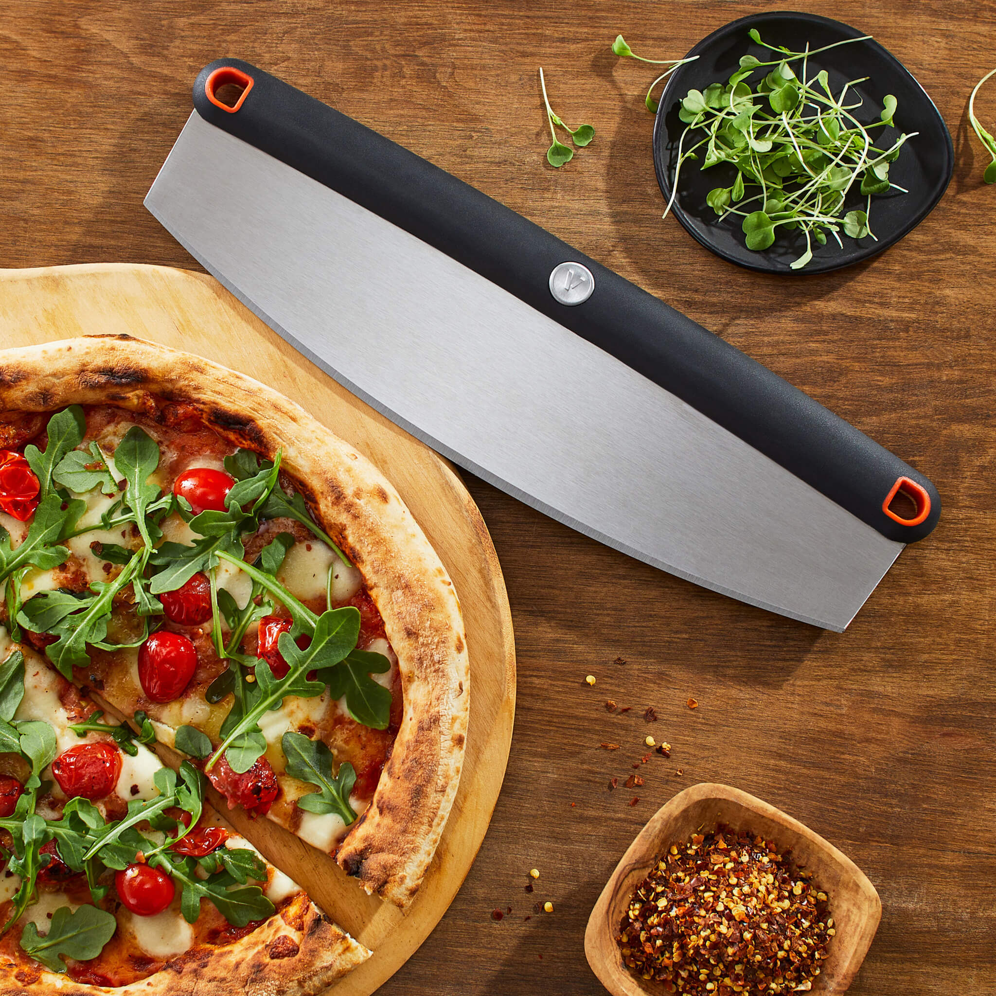 Stainless Steel Rocking Pizza Cutter