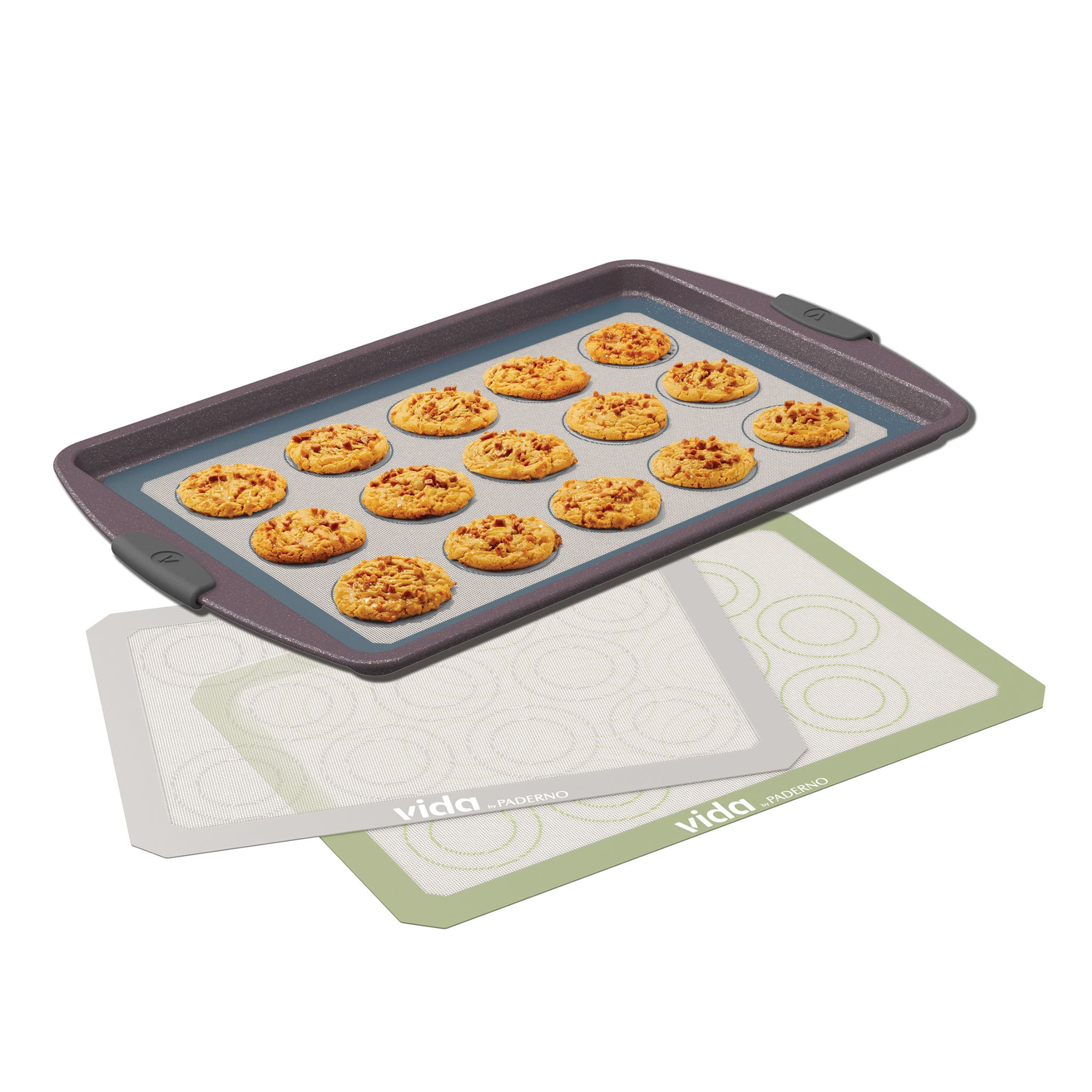 3-Piece Silicone Baking Mat Set – Vida by PADERNO