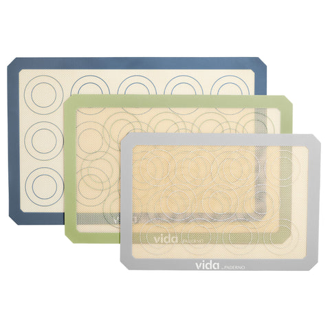 Ensemble de 3 tapis de cuisson en silicone