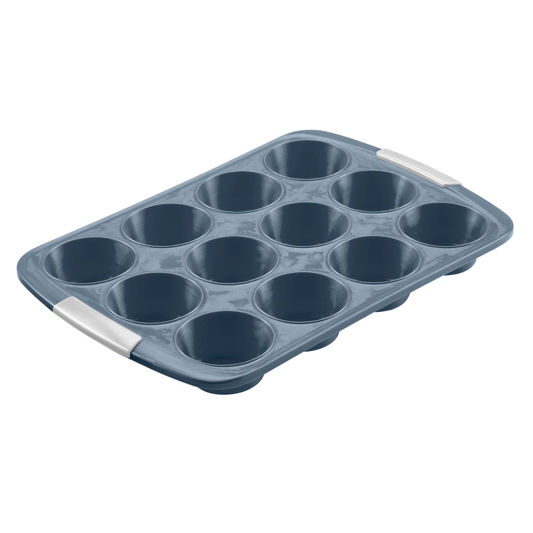Silicone 12-Cup Muffin Pan with Steel Frame – Vida by PADERNO