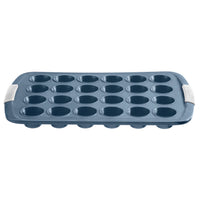 Silicone 24-Cup Mini Muffin Pan with Steel Frame