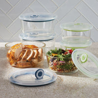 Contenants en verre de 2 tasses pour aliments